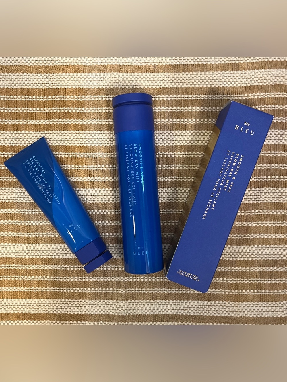 R+Co BLEU Smooth & Seal Blow Dry Mist and Air Dry / Blow Dry Creme